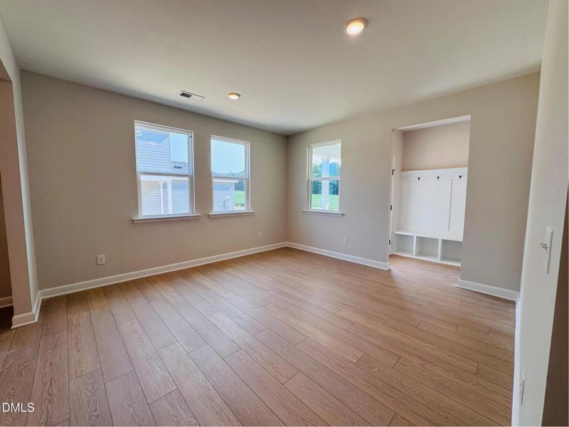 Spacious, unfurnished interior of a new home in Forestville Yard, Knightdale (Image 9). Spacious, unfurnished interior of a new home in Forestville Yard, Knightdale (Image 9).
