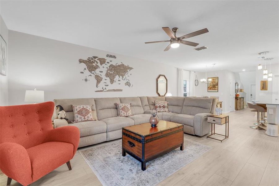 Furnished interior view inside a new home in , Clermont (Image 10). Furnished interior view inside a new home in , Clermont (Image 10).