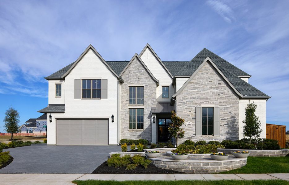 Representative exterior photo of a completed home built from the Dayton - SH 6421 by Shaddock Homes in Park Place - 80' Lots, Prosper, TX (Image 10).
