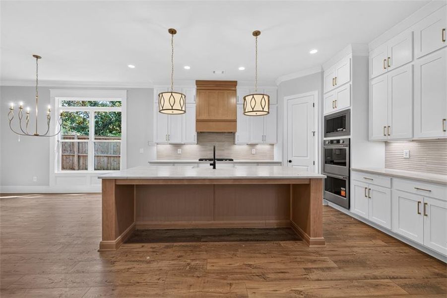 Furnished interior view inside a new home in , Flowery Branch (Image 16).
