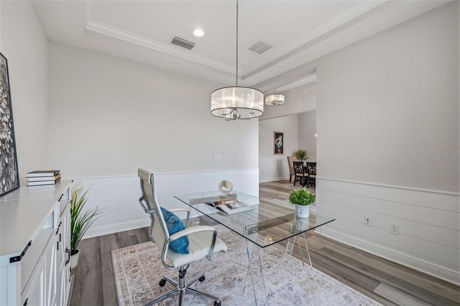 Furnished interior view inside a new home in Waterset, Apollo Beach (Image 9). Furnished interior view inside a new home in Waterset, Apollo Beach (Image 9).