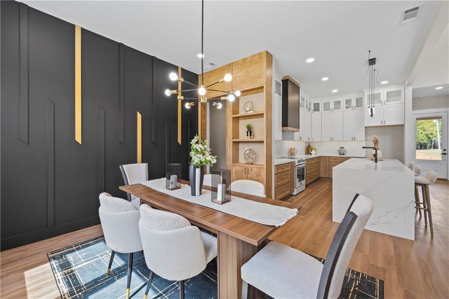 Furnished interior view inside a new home in , Athens (Image 30).