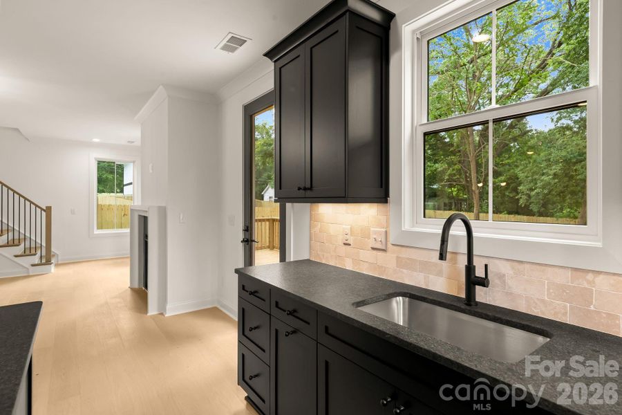 Furnished interior view inside a new home in , Charlotte (Image 33).