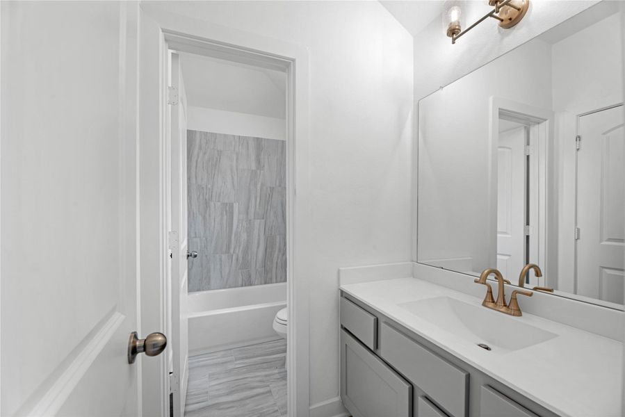 Furnished interior view inside a new home in Elyson - 40', Katy (Image 8). Furnished interior view inside a new home in Elyson - 40', Katy (Image 8).