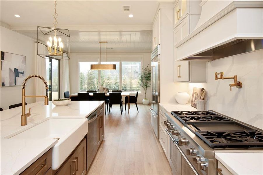 Furnished interior view inside a new home in , Alpharetta (Image 18). Furnished interior view inside a new home in , Alpharetta (Image 18).