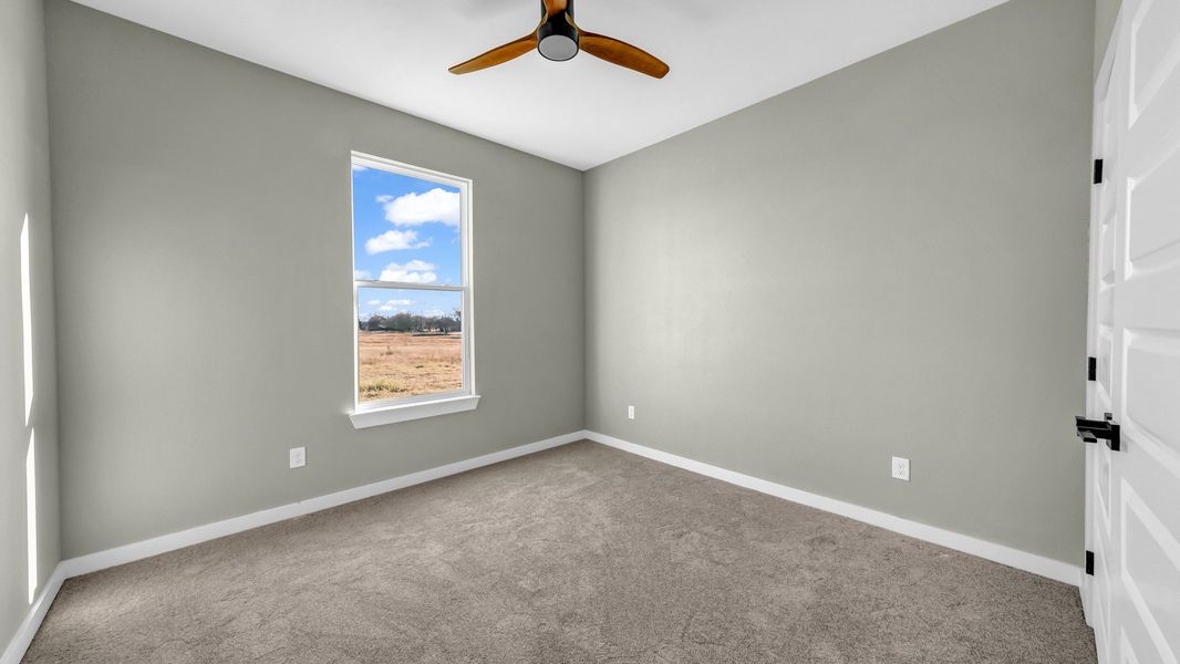 Representative unfurnished interior of a home built from the Jarrett 1 by Zeal Home Builders in Saddle Crest Estates, Weatherford (Image 66).