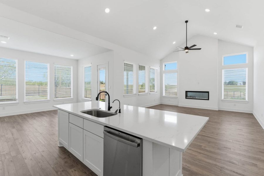 Furnished interior view inside a new home in Sienna Lakes, San Antonio (Image 12). Furnished interior view inside a new home in Sienna Lakes, San Antonio (Image 12).