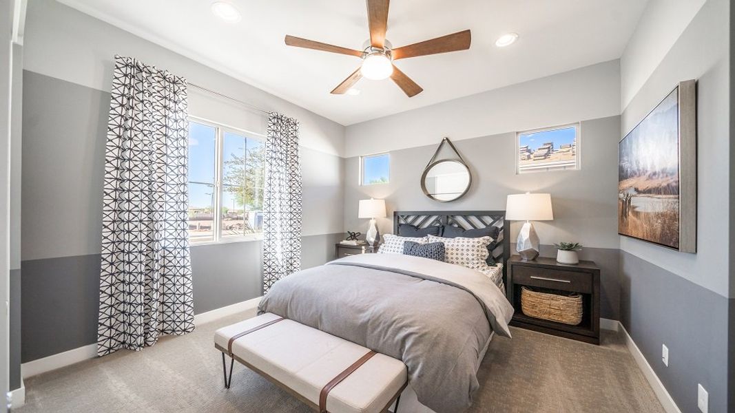 Furnished interior view inside a new home in Estrella, Goodyear (Image 36).