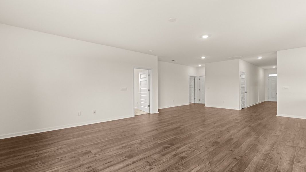 Representative unfurnished interior of a home built from the Kerry by D.R. Horton in Champion's Run, Lithonia (Image 6).