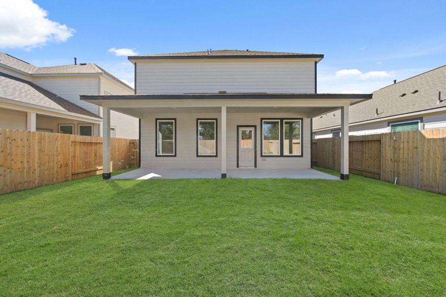 Exterior details and patio area of a home in Cypresswood Landing, Humble (Image 3). Exterior details and patio area of a home in Cypresswood Landing, Humble (Image 3).