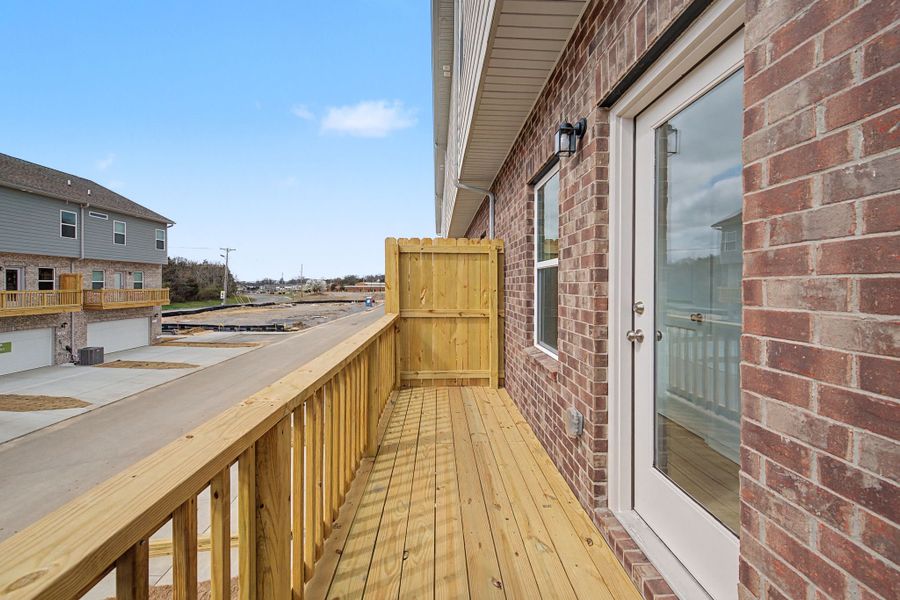 Exterior details and patio area of a home in Sweetbriar Place, Lebanon (Image 2). Exterior details and patio area of a home in Sweetbriar Place, Lebanon (Image 2).