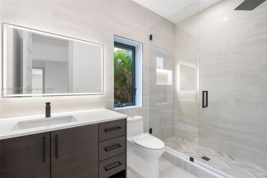 Furnished interior view inside a new home in , Delray Beach (Image 22).