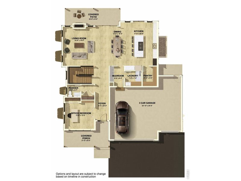 2D floor plan layout of this home in , Louisville, CO (Image 4).