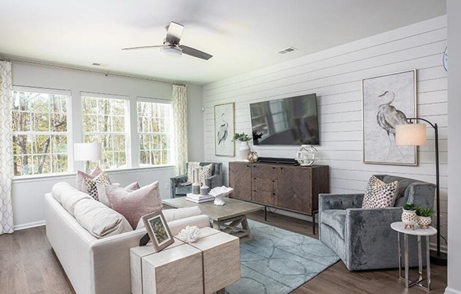Furnished interior view inside a new home in Cypress Preserve, Moncks Corner (Image 5).