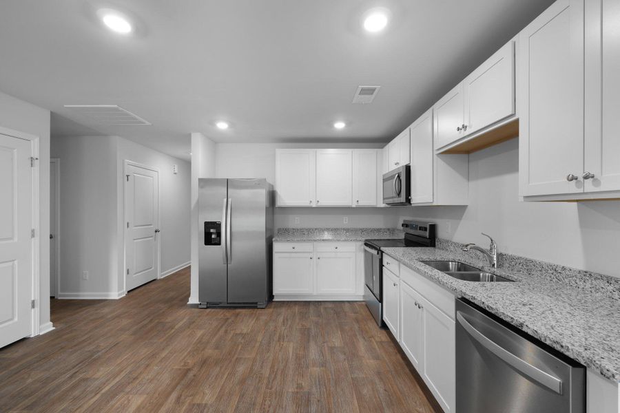 Furnished interior view inside a new home in Center Pointe, Santee (Image 7).