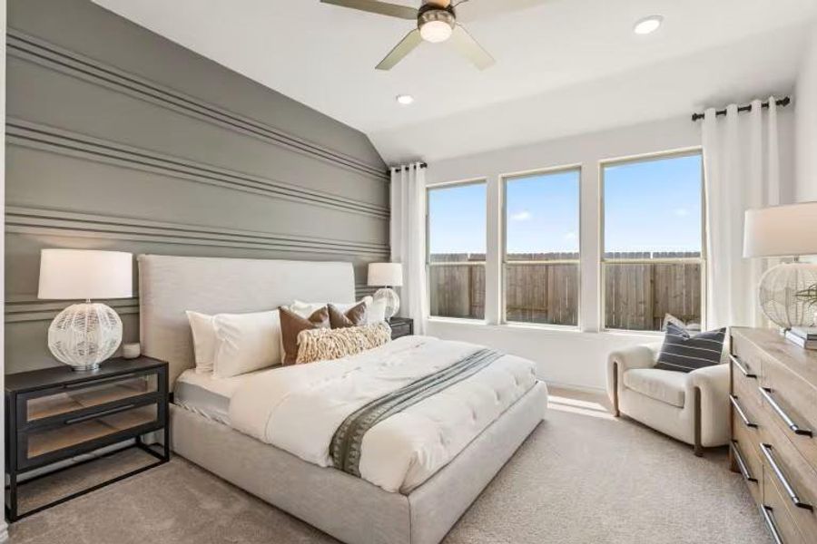 MODEL HOME images may NOT be consistent with the finished product.