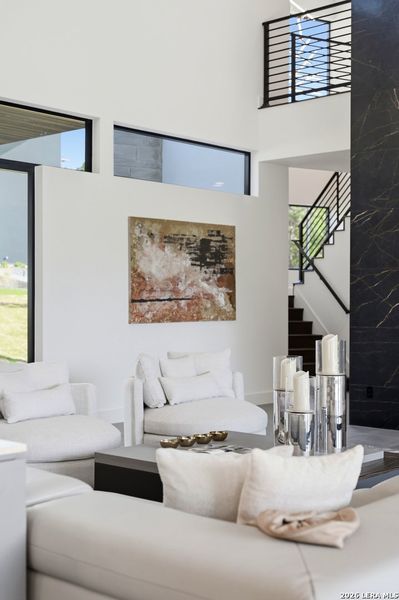 Furnished interior view inside a new home in , San Antonio (Image 70).