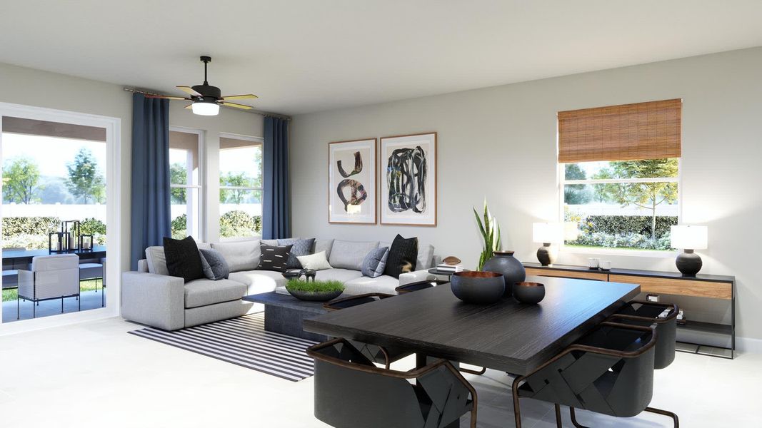 Dining Room | Maple at Cypress Bluff in Groveland, FL by Landsea Homes