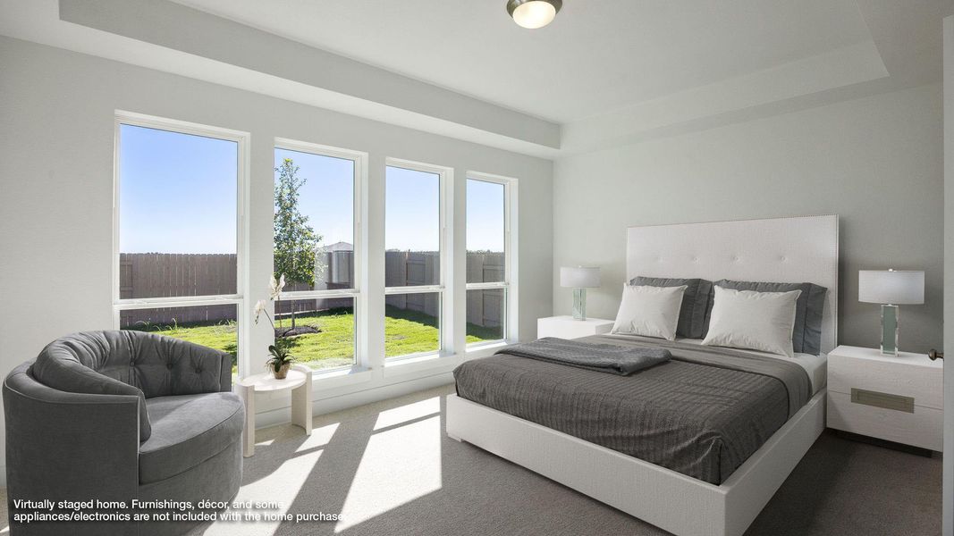 Furnished interior view inside a new home in Easton Park 40', Austin (Image 11). Furnished interior view inside a new home in Easton Park 40', Austin (Image 11).