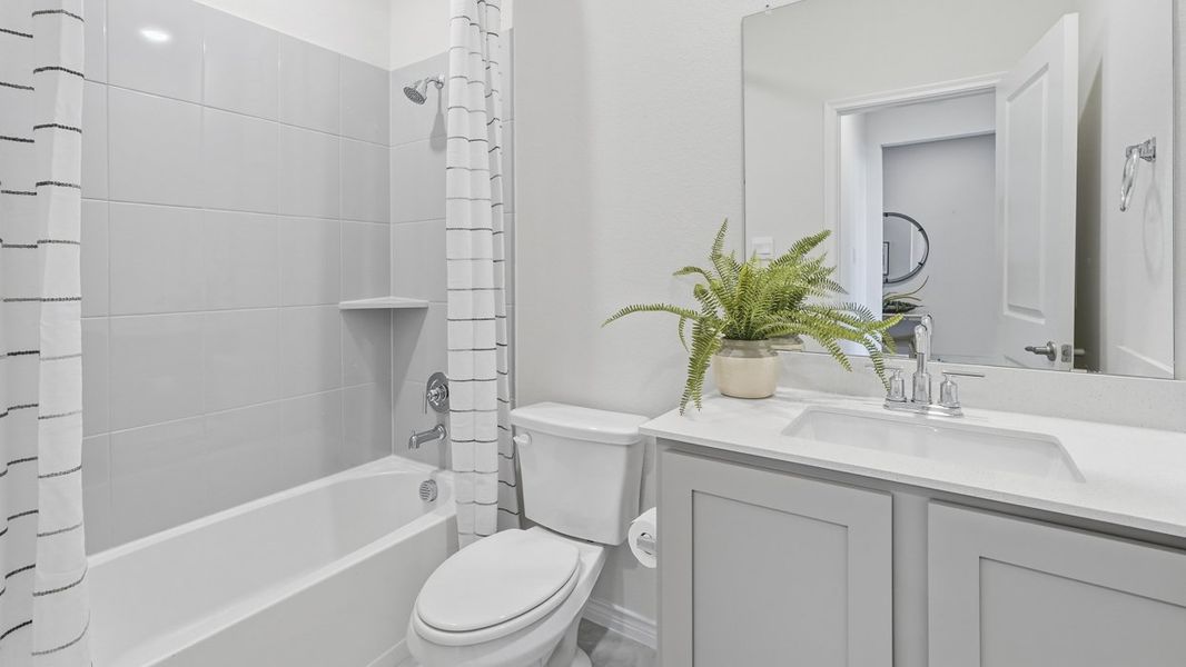 Furnished interior view inside a new home in Lakewood Trails, Forney (Image 15). Furnished interior view inside a new home in Lakewood Trails, Forney (Image 15).