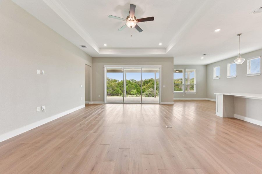 Spacious, unfurnished interior of a new home in Sun City Texas, Georgetown (Image 31).