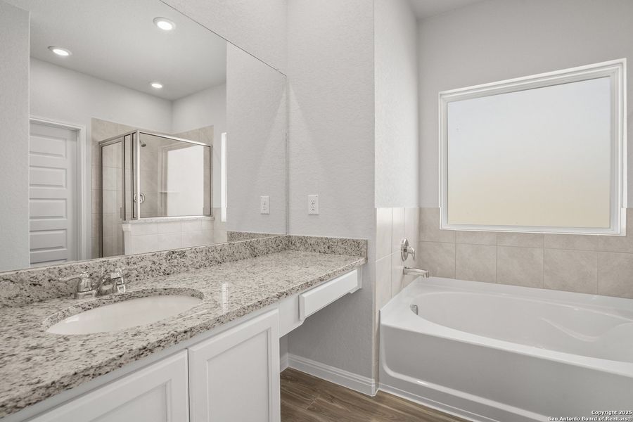 Furnished interior view inside a new home in Timber Creek, San Antonio (Image 13).