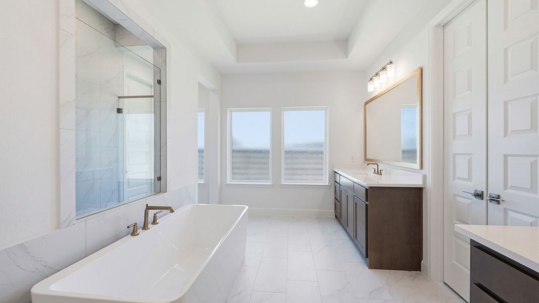 Furnished interior view inside a new home in Landmark, Denton (Image 13).