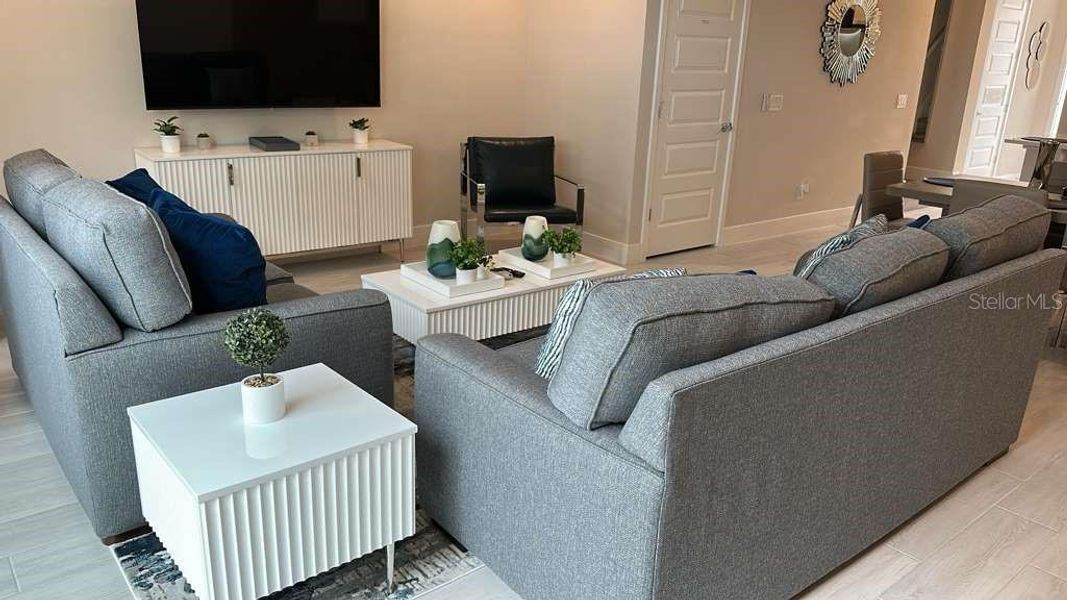 Furnished interior view inside a new home in , Reunion (Image 7).