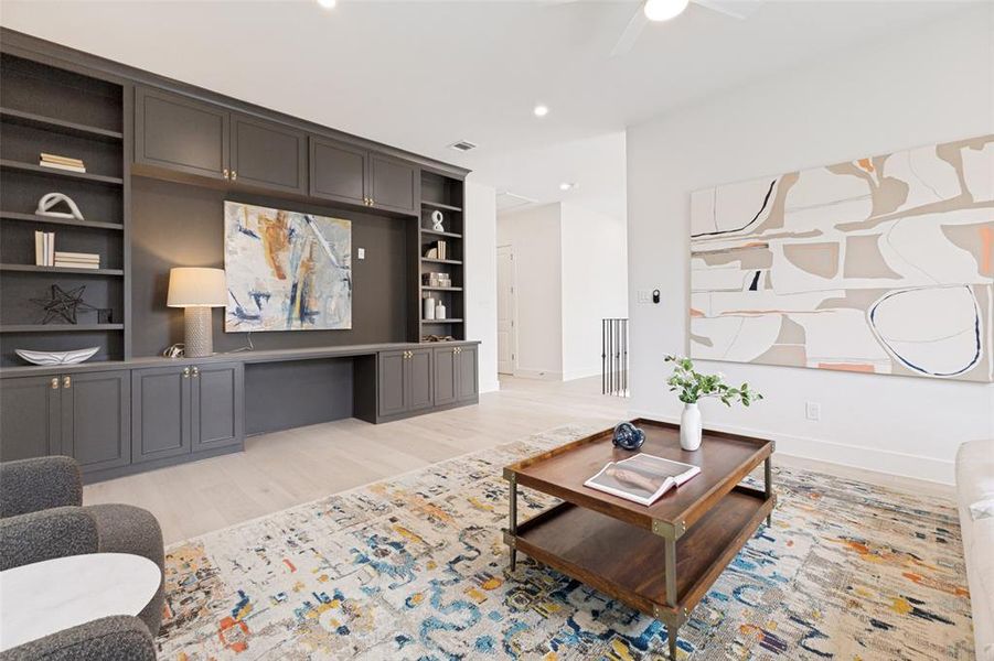 Furnished interior view inside a new home in , Dallas (Image 13). Furnished interior view inside a new home in , Dallas (Image 13).