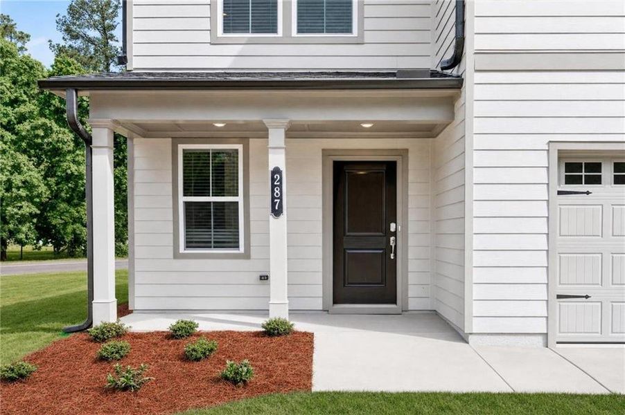 Exterior details and patio area of a home in Lexington Meadows, Athens (Image 2).