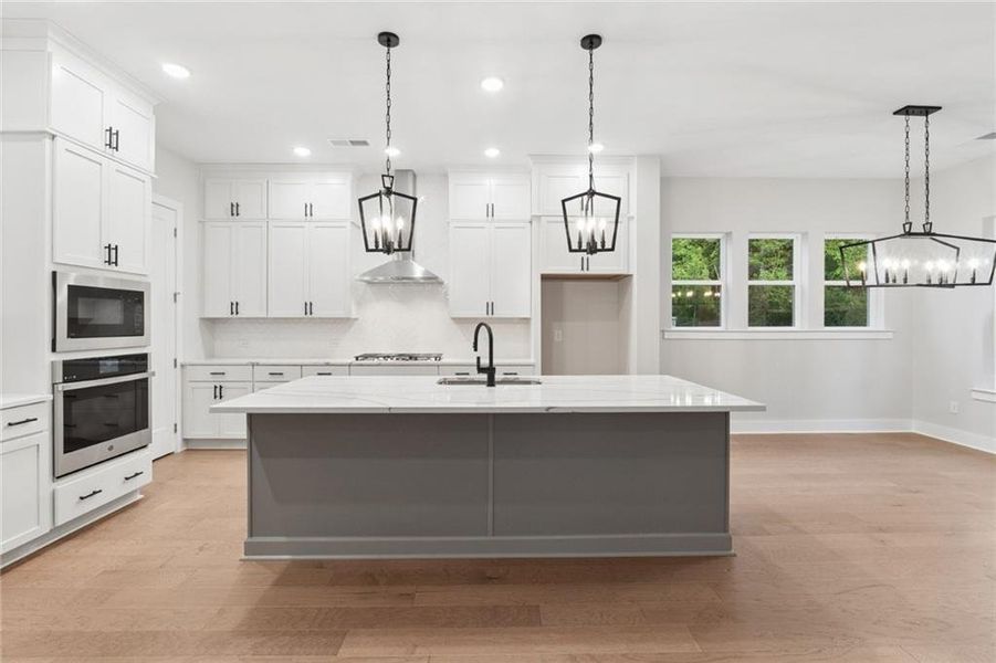 Furnished interior view inside a new home in Settingdown Farms, Cumming (Image 7).