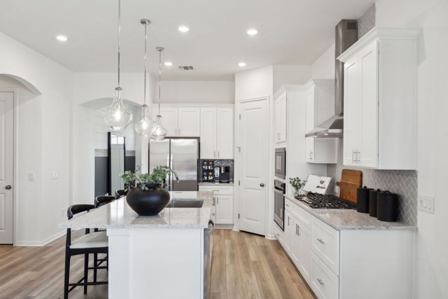Representative furnished interior of a home built from the Hamilton by Pulte Homes in Windcress, Cove (Image 25). Representative furnished interior of a home built from the Hamilton by Pulte Homes in Windcress, Cove (Image 25).