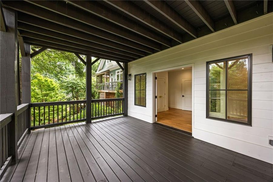 Exterior details and patio area of a home in , Atlanta (Image 4). Exterior details and patio area of a home in , Atlanta (Image 4).