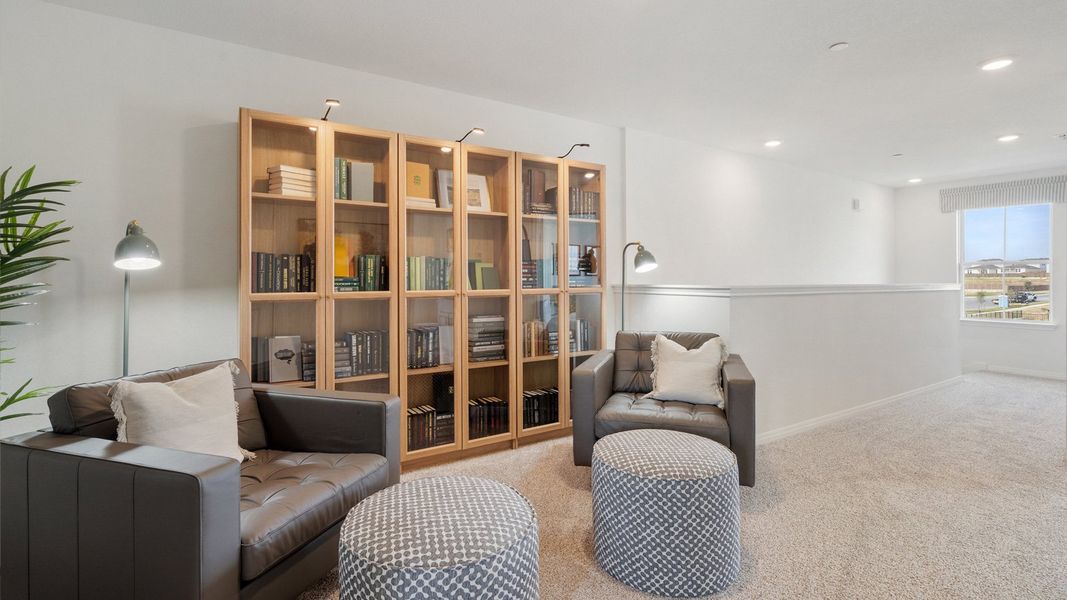 Furnished interior view inside a new home in Avery Centre, Round Rock (Image 35).