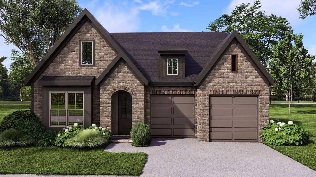 Elevation B with Full Brick option Elevation B with Full Brick option