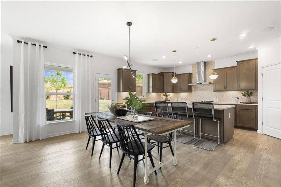 Furnished interior view inside a new home in Sierra Creek, Hoschton (Image 25).