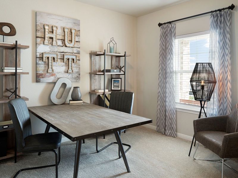 Utilize this spacious flex space as a home office or however best suits your family's needs.