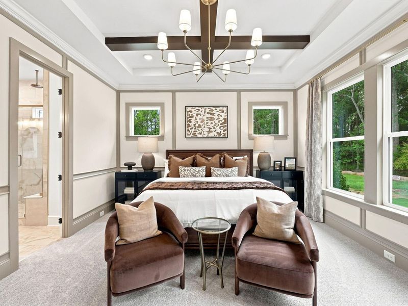 Furnished interior view inside a new home in Rockport, Wake Forest (Image 21).