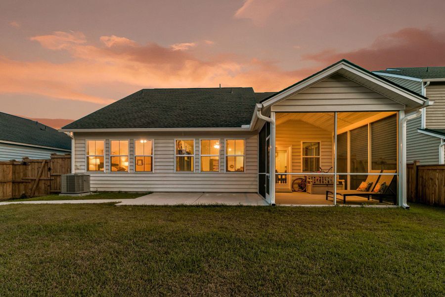 Exterior details and patio area of a home in Heron's Walk at Summers Corner, Summerville (Image 31).