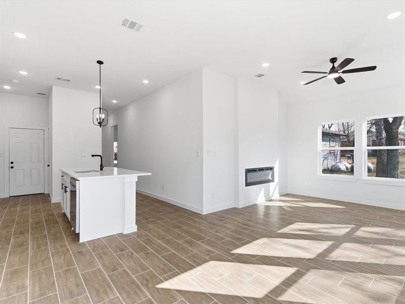 Furnished interior view inside a new home in , Kaufman (Image 13).