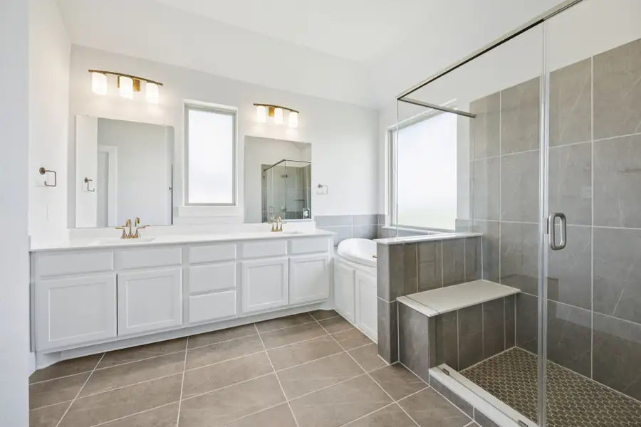 Representative furnished interior of a home built from the Belmont by Centre Living Homes in Ellis Ranch Estates, Waxahachie (Image 13).