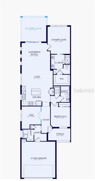 2D floor plan layout of this home in Legacy Groves, Nokomis, FL (Image 4). 2D floor plan layout of this home in Legacy Groves, Nokomis, FL (Image 4).