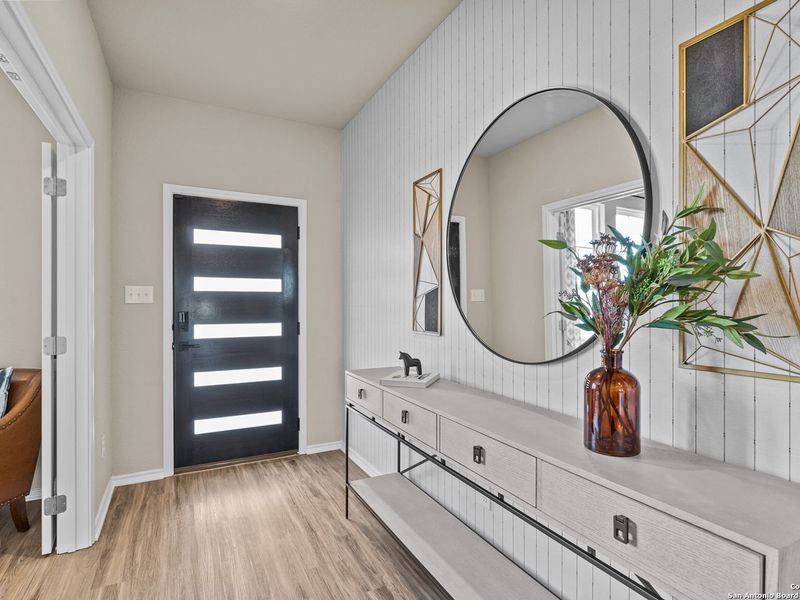 Furnished interior view inside a new home in Bricewood, San Antonio (Image 8).