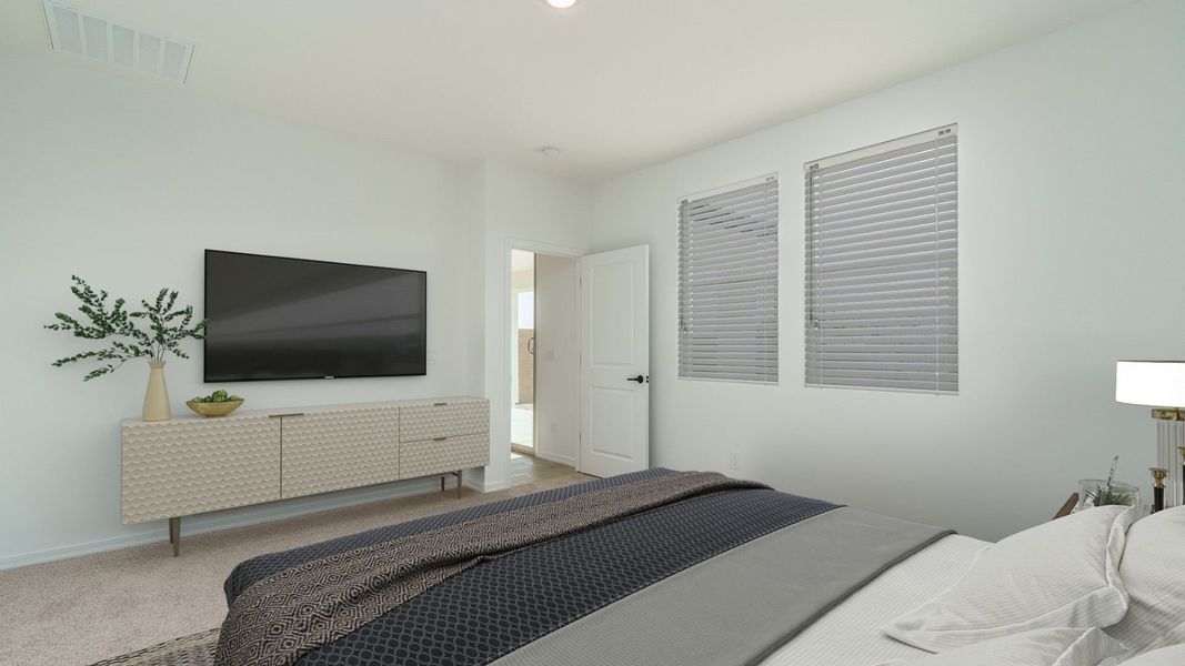 Furnished interior view inside a new home in The Ridge at Sienna Hills, Buckeye (Image 12).
