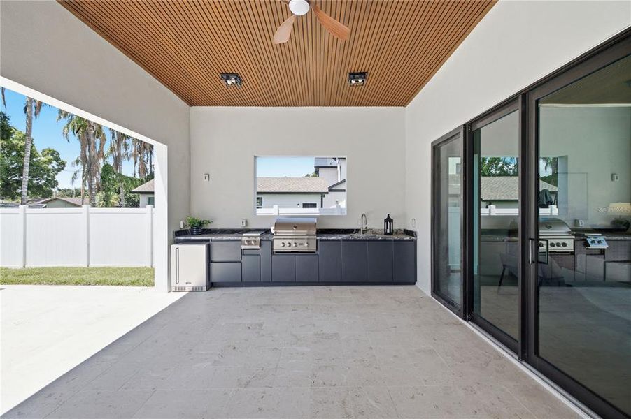 Exterior details and patio area of a home in , Tampa (Image 3). Exterior details and patio area of a home in , Tampa (Image 3).