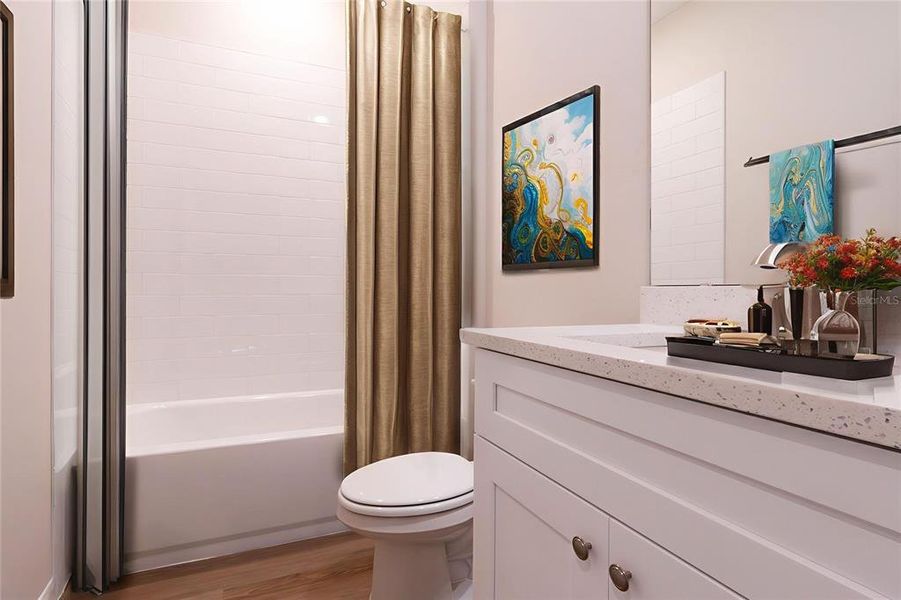 Furnished interior view inside a new home in , Leesburg (Image 9). Furnished interior view inside a new home in , Leesburg (Image 9).