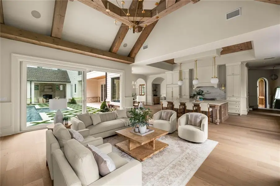 Furnished interior view inside a new home in , Canton (Image 12).
