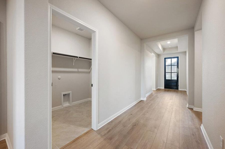Spacious, unfurnished interior of a new home in Berry Creek Highlands, Georgetown (Image 33). Spacious, unfurnished interior of a new home in Berry Creek Highlands, Georgetown (Image 33).