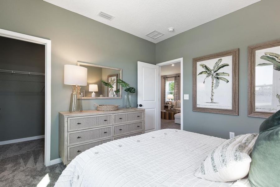 Furnished interior view inside a new home in Seminole Palms, Palm Coast (Image 12).