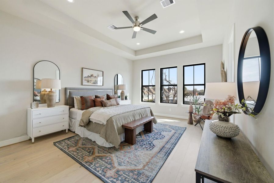Furnished interior view inside a new home in Spring Valley Creek, Houston (Image 27).
